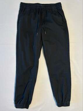 Gap Jogger Pants Elastic Waist & Pockets Black Small